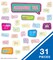 Carson Dellosa Accountable Talk Bulletin Board Set—Sentence Stem Speech Bubbles and Category Topic Signs for Group Discussions and Social-Emotional Learning, Homeschool or Classroom Décor (31 pc)